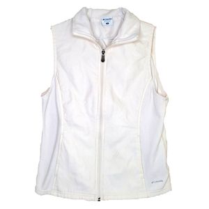 11) COLUMBIA Women's Cream Vest Sz. S